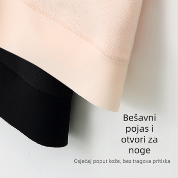 Prilagođene trudničke sigurne hlače – ljetne tanke, bezšivne, uz podršku za trbuh