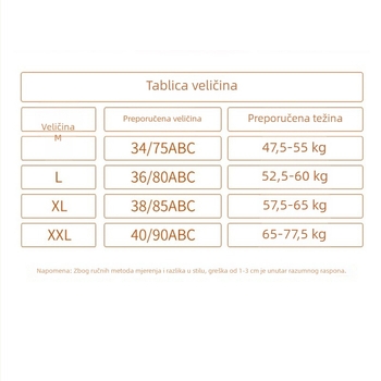 Ultra-tanki bešavni grudnjak s košaricama u uzorku saća, mekana potpora, prozračni stražnji dio, stražnje zatvarač s četiri reda