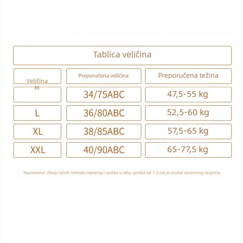 Ultra-tanki bešavni grudnjak s košaricama u uzorku saća, mekana potpora, prozračni stražnji dio, stražnje zatvarač s četiri reda