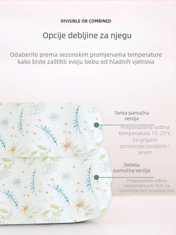 Novorođenački quilt za proljeće i jesen, dječja pamučna deka s plišanim velurom za dojenčad i malu djecu