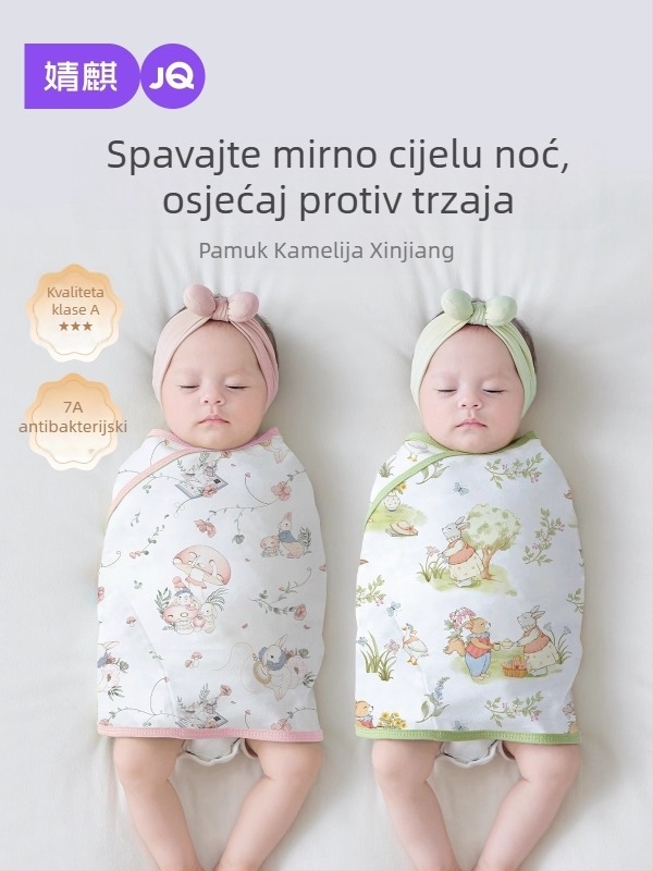 Jingqi dječji spavaći vreć, lagani ljetni wrap za novorođenčad, pomoć za san u proljeće