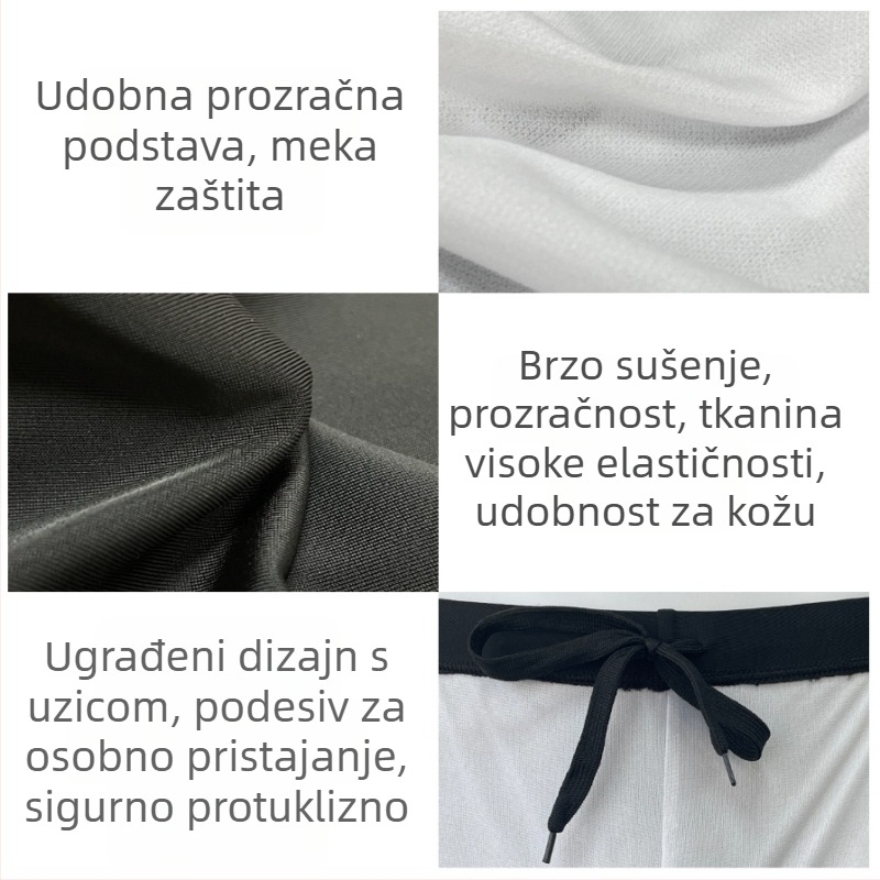 Muške brzo suše kupaće gaće za plažu, bokser stil, velika veličina