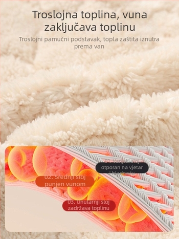 Dječja vestica za jesen i zimu s flisom