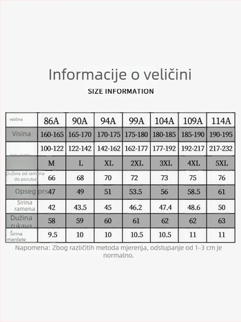 Premium muška dugačka majica s stojećim ovratnikom od modalnog materijala, bazni sloj za zimu