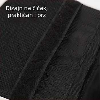 XW platnena 3-u-1 torba za planinski bicikl: torbica za gornju cijev i torbica za sjedalo s tvrdim kućištem, dimenzije 15,5×5×12 cm