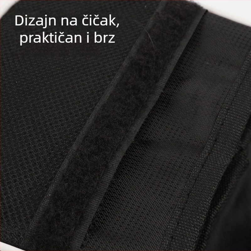 XW platnena 3-u-1 torba za planinski bicikl: torbica za gornju cijev i torbica za sjedalo s tvrdim kućištem, dimenzije 15,5×5×12 cm