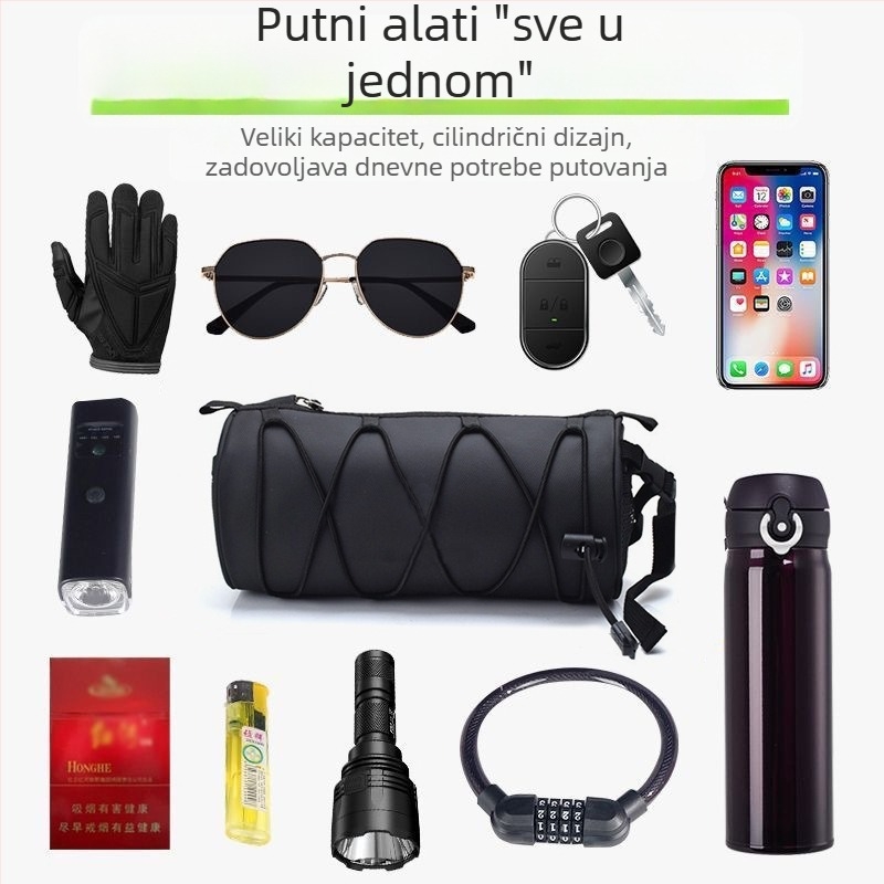 Vodootarna torba za prednju okvir bicikla, 2,5 L, za cestovne i MTB bicikle, kompaktna i prijenosna