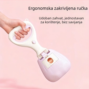 Prijenosni skupljač izmeta za kućne ljubimce s vrećicama, za vanjsku upotrebu