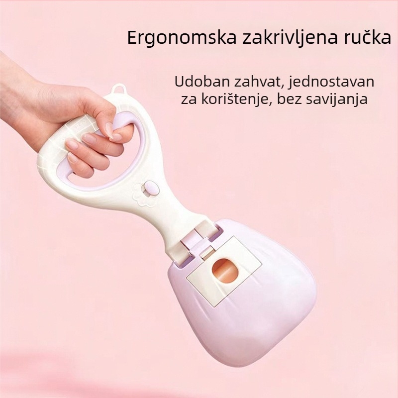 Prijenosni skupljač izmeta za kućne ljubimce s vrećicama, za vanjsku upotrebu