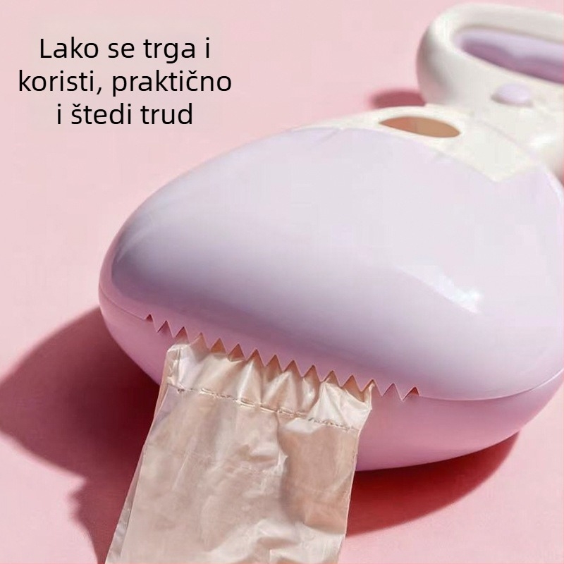 Prijenosni skupljač izmeta za kućne ljubimce s vrećicama, za vanjsku upotrebu