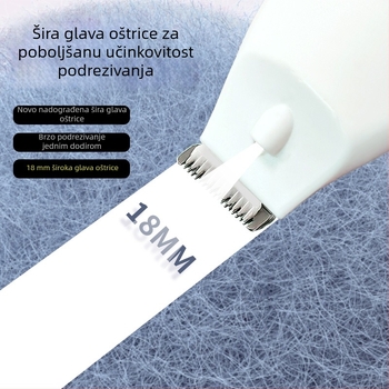 Novi međunarodni električni kliper za kućne ljubimce, za podrezivanje dlake na šapama mačaka i pasa, tih i s rasvjetom