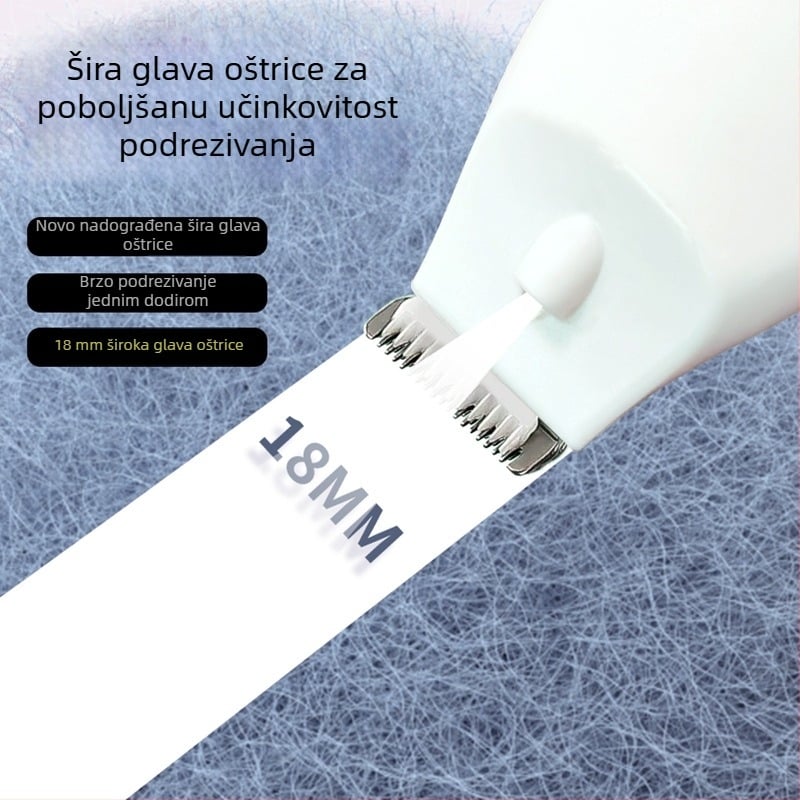 Novi međunarodni električni kliper za kućne ljubimce, za podrezivanje dlake na šapama mačaka i pasa, tih i s rasvjetom