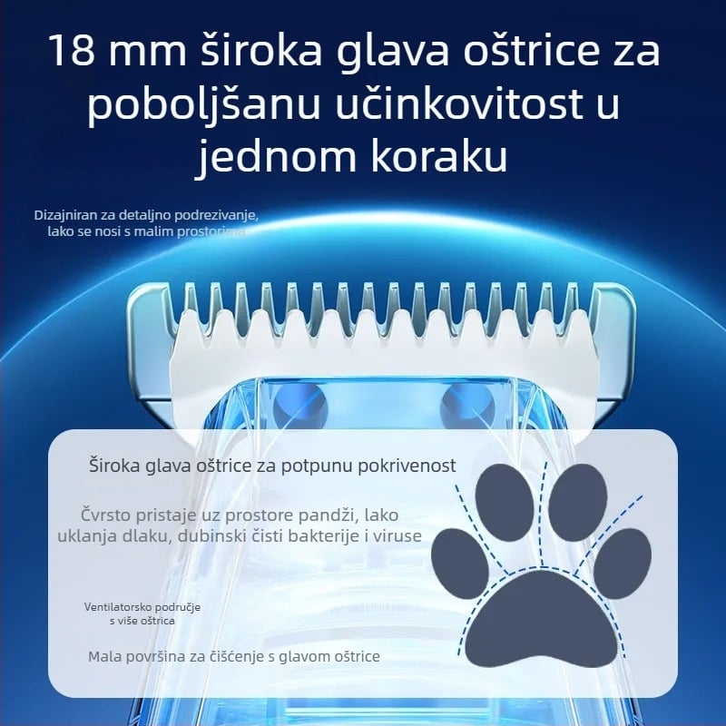 Novi međunarodni električni kliper za kućne ljubimce, za podrezivanje dlake na šapama mačaka i pasa, tih i s rasvjetom