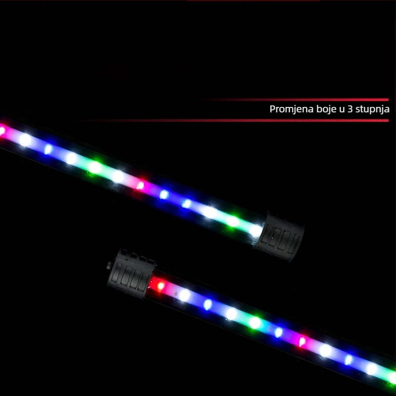 LED svjetlo za akvarij, vodootporna podvodna rasvjeta za ribe, višebojni LED, model T4LED