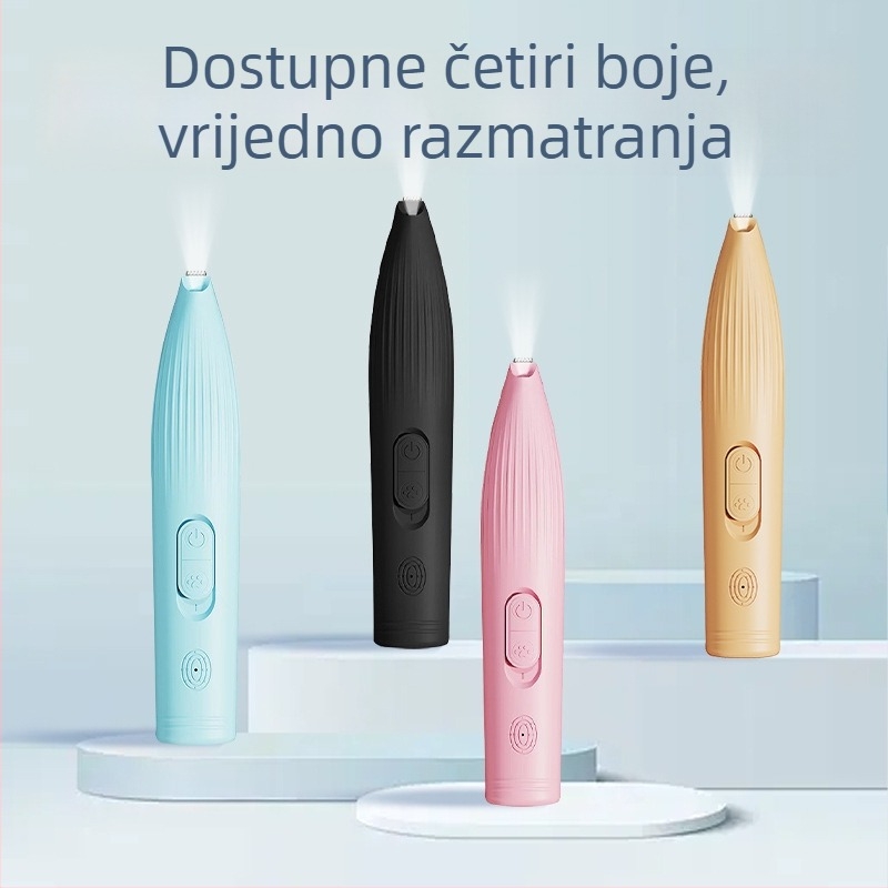 Polnilni mali električni kliper za šišanje šapa mačaka i psa