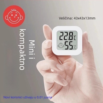 Unutarnji elektronički zidni termometar s visokom preciznošću za temperaturu u dječjoj sobi