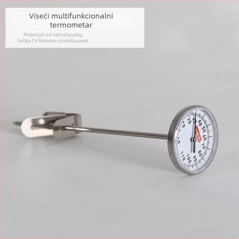 Kuhinjski termometar za vješanje – mjerenje temperature vode, mlijeka i ulja, termometar za hranu