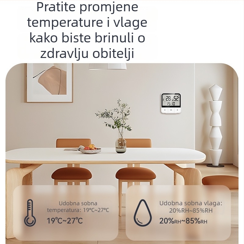 WiFi senzor temperature i vlage sa spremanjem podataka za kućnu i uredsku upotrebu