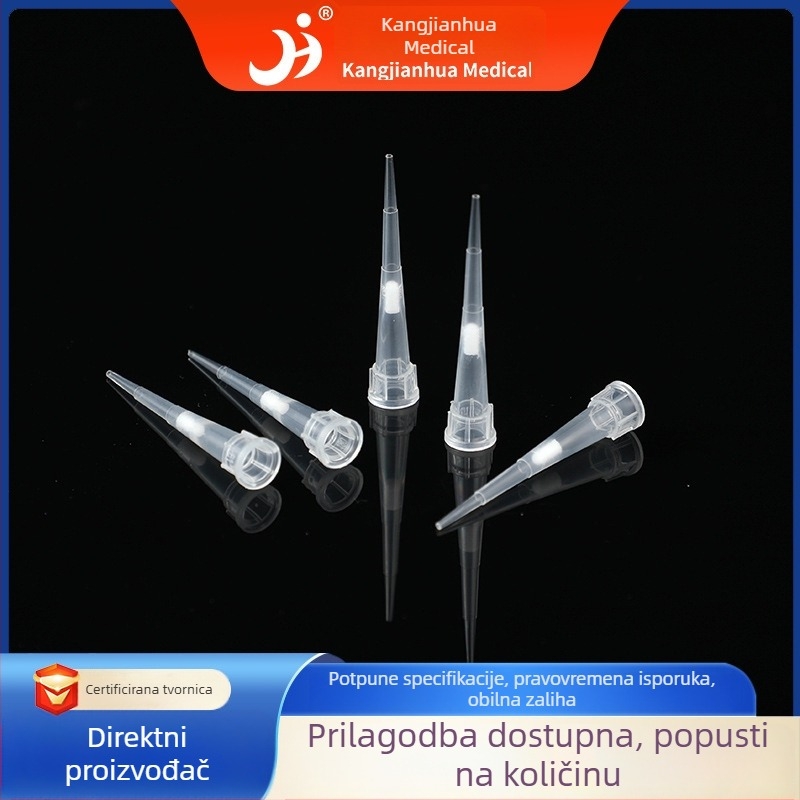 Kutija filtriranih vrhova pipete 10 mL–10 mL za laboratorijsku upotrebu
