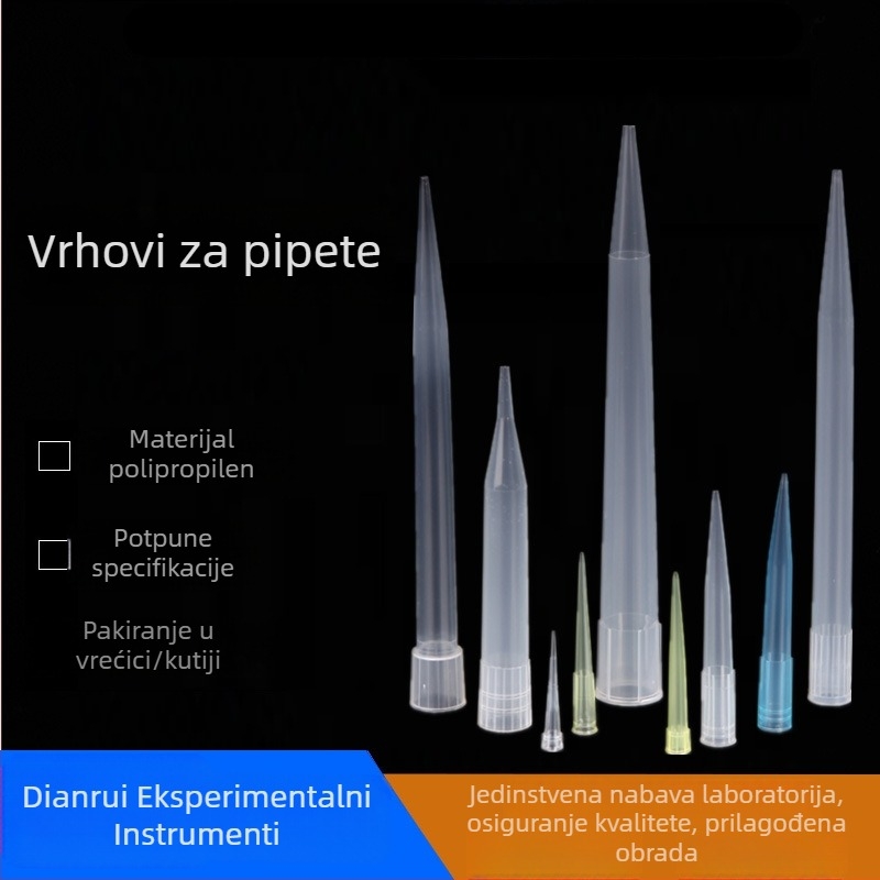 Pipetna vrhovi, plastične vrhove i kutija za pipete, 10 µL, 200 µL, 1 mL, 5 mL, 10 mL