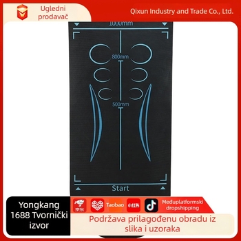 Podloga za trbušni kotač s amortizacijom, protuklizna, široka i debela, za kućnu yogu i fitness