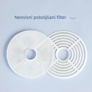 Filter za vodu za kućne ljubimce s univerzalnim filtrom, mrežicom za filtriranje i aktivnim ugljenom za pročišćenu vodu za pse i mačke