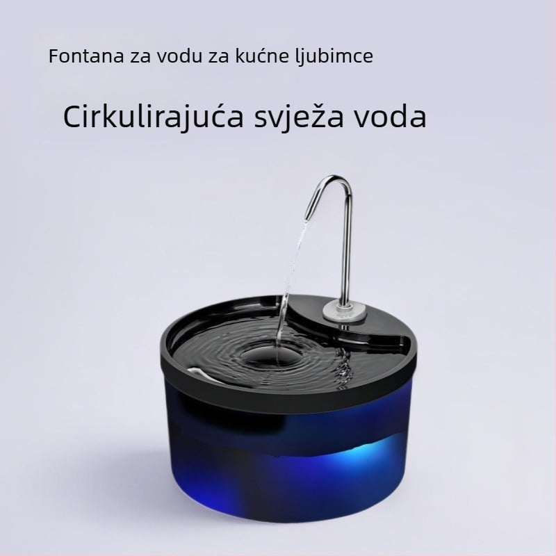 Fontana za vodu za kućne ljubimce s inteligentnom automatskom cirkulacijom i tihim filtriranjem za mačke i pse