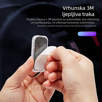 Mini LED svjetlo za krov, punjivo, bez žica, bez demontaže, višenamjensko ambijentalno osvjetljenje s pretincom za pohranu, dodirno svjetlo