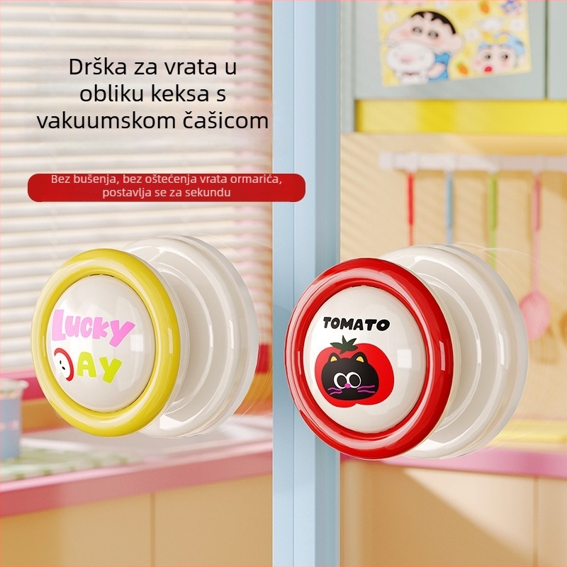 Usisna ručka za staklena klizna vrata, bez bušenja, snažna ručka za kupaonicu i WC; ručka za ormariće, prozore i vrata hladnjaka