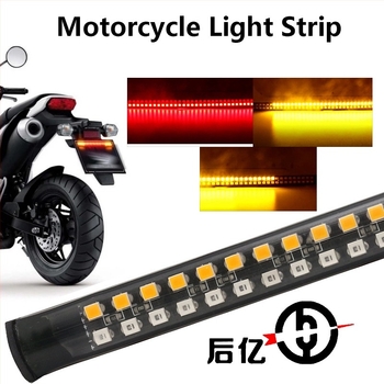 48-LED SMD svjetlosna traka za motocikl s LED-om za kočnice, pokazivač i osvjetljenje registarske pločice, silikonsko kućište