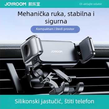 Jiletang nosač za telefon u automobilu – Mehanički nosač za ploču, za navigaciju, pričvršćivanje na otvor za zrak, prenosni mini držač