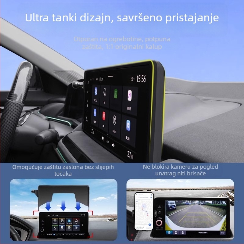 Magnetski držač za telefon u automobilu, nosač na otvor ventilacije, snap-on, 360° rotacija, univerzalna kompatibilnost