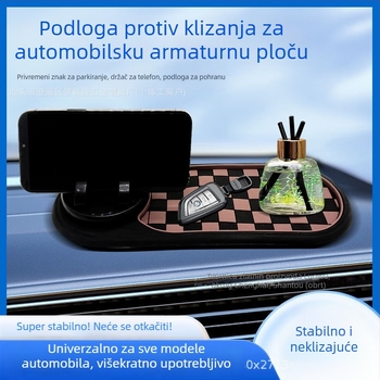 Držač za telefon u automobilu s protukliznom podlogom za navigaciju, znakom za parkiranje i višefunkcionalnom podrškom središnje konzole