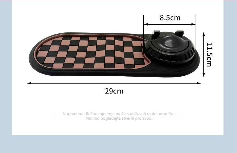Držač za telefon u automobilu s protukliznom podlogom za navigaciju, znakom za parkiranje i višefunkcionalnom podrškom središnje konzole