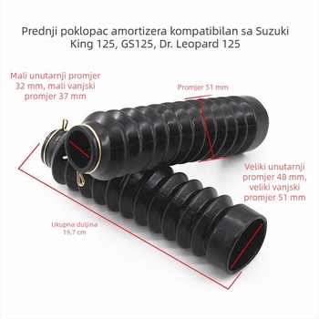 Kryt prašine prednjeg amortizera GS125 HJ125KQS/GSX150
