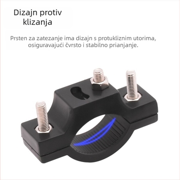 Držač cijevi za montiranje svjetla na električni motocikl, univerzalni nosač cijevi za modifikaciju svjetla, držač cijevi upravljača i odbojnika