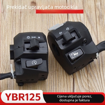 Skupina prekidača za upravljač motocikla Tianjian 125 JYM125-2 s električnim startom, zvoncem i gumbom za svjetlo