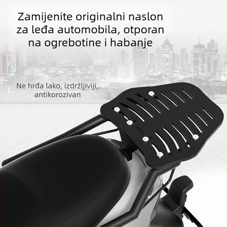 Držač prtljažnika za električno vozilo i stražnji nosač prtljažnika, 125 nosač za motocikl, policu prtljažnika, dodatak za modifikaciju, univerzalno