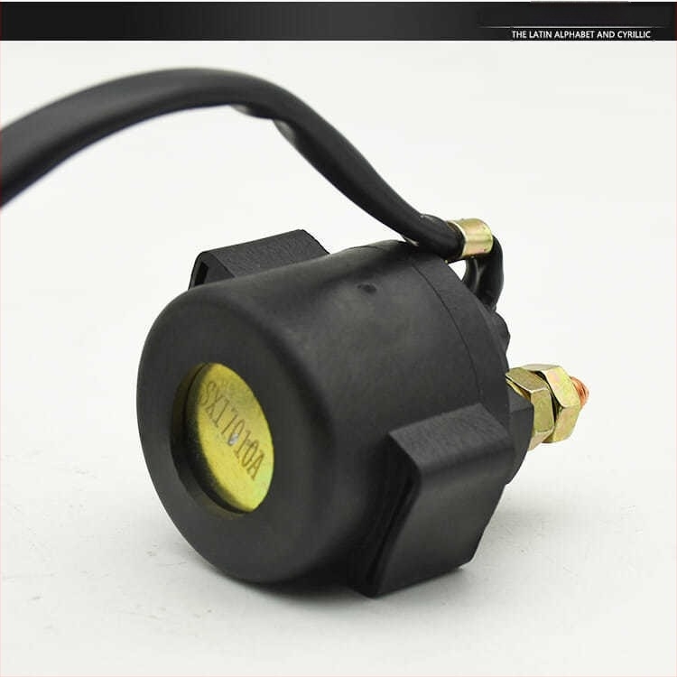 Univerzalno startno rele za motocikl Guangyang 125, 12V, potpuno bakreno rele.