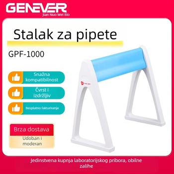 Jiannuowei Plastični laboratorijski stalak za pipetu, tronožni postol s držačem za doznu pištolj
