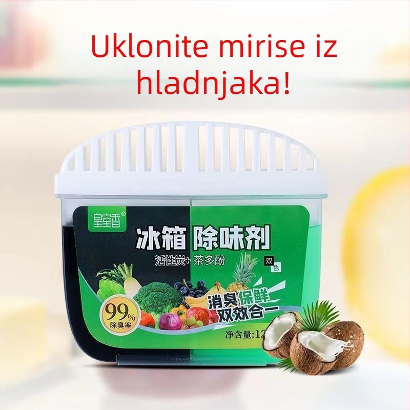 Dezodorans za hladnjak s dvobojnim aktivnim ugljenom