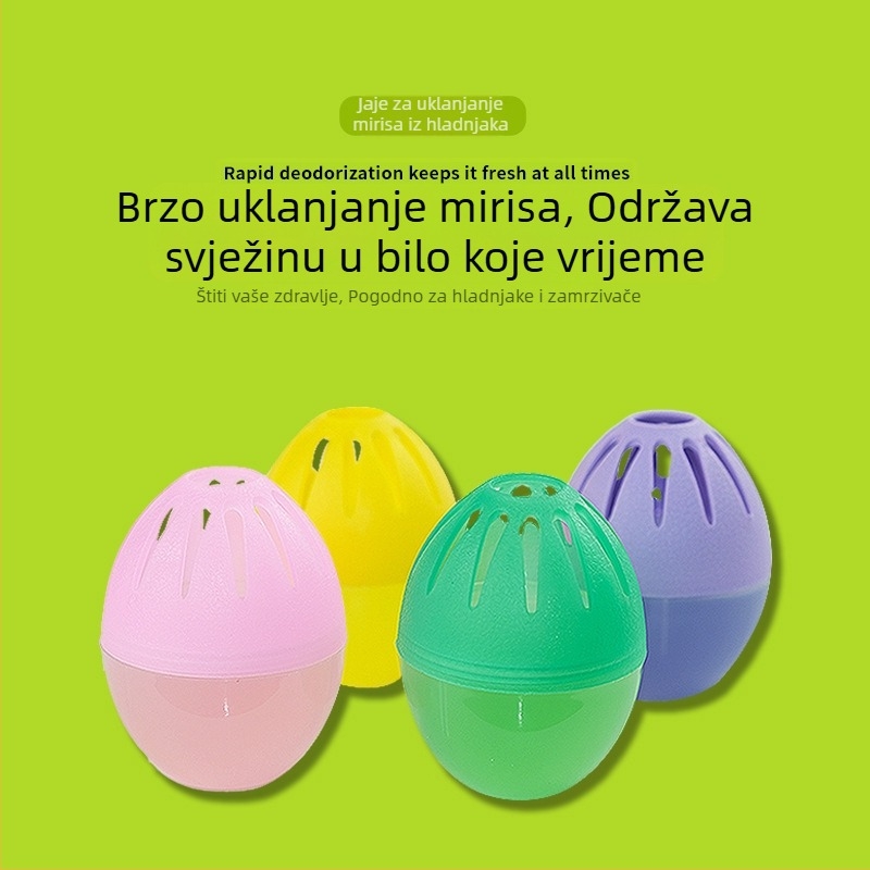 Osvježivač hladnjaka u obliku jajeta s mirisom limuna, višestruki apsorber mirisa i pročišćivač mirisa