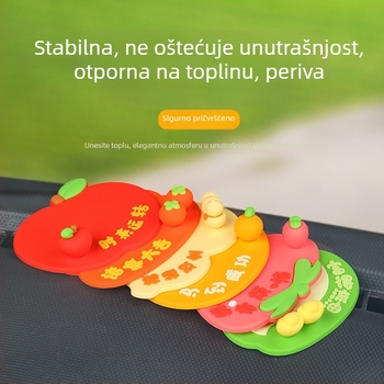2026 nova protuklizna podloga za auto, kreativni ukras za središnju ploču, PVC dodatak