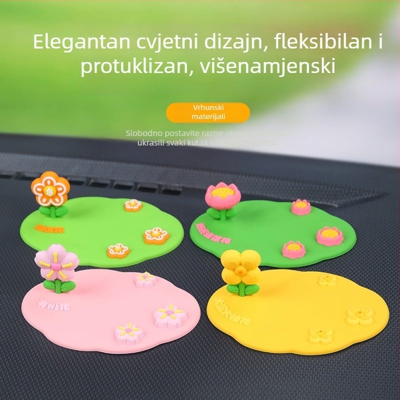 2026 nova protuklizna podloga za auto, kreativni ukras za središnju ploču, PVC dodatak