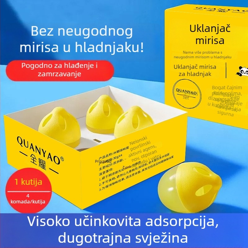 Quanyao Uklanjanje mirisa iz hladnjaka — dezodorizirajući uređaj za hladnjake i zamrzivače