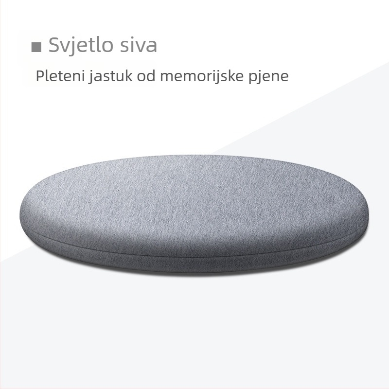 Kružni jastuk od memorijske pjene, japanskog stila, deblji za zimu, pogodan za dugo sjedenje u uredu i kod kuće, na kauču ili tatamiju.