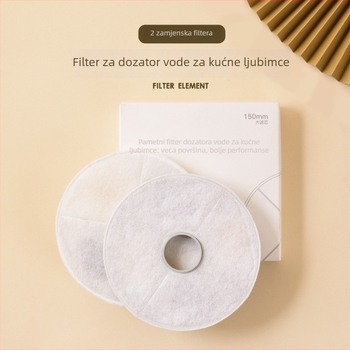 YXPET Filter za posudu za vodu mačaka, 2 komada filtera od smole i aktivnog ugljena