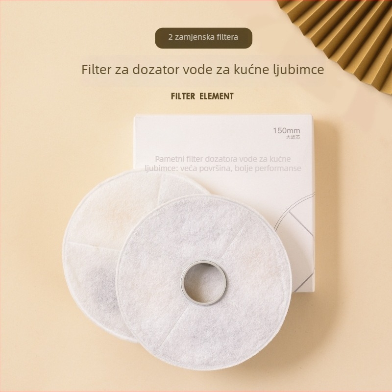 YXPET Filter za posudu za vodu mačaka, 2 komada filtera od smole i aktivnog ugljena