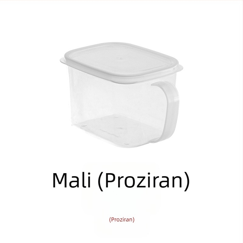 Kutija za pohranu u hladnjaku s ručkom i poklopcem, za kuhinju i zamrzivač, otporna na mirise i očuvanje svježine