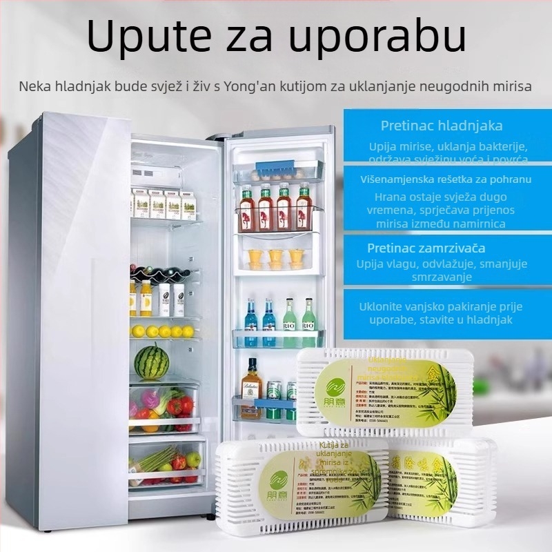 Osvježivač za hladnjak s aktivnim ugljenom – uklanja mirise